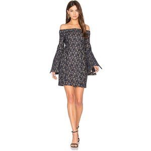 KEEPSAKE Too Soon Mini Navy Dress